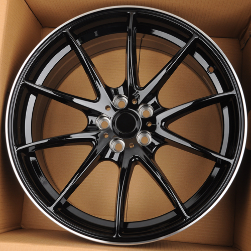 Makstton MST 664 7.0x16/4x100 D73.1 ET35 Black Polish Lip