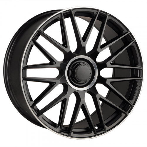 Extreme Wheels BZ100 8.0x18/5x112 D66.6 ET44 Matt Black Machined Lip (в круг)