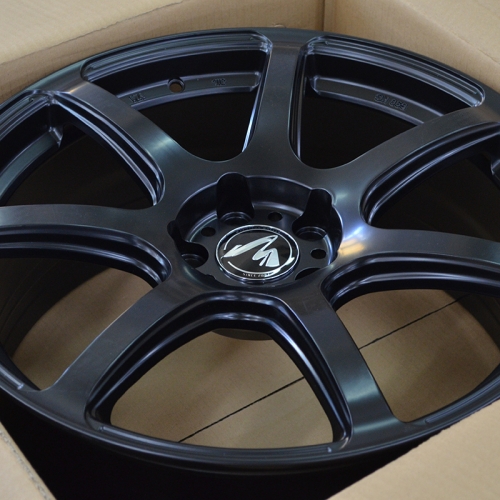 Makstton MST FEEL 710 8.5x19/5x112 D66.6 ET38 Matte Black with Stickers
