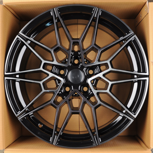 Powcan Y1027 8.0x18/5x120 D72.6 ET27 BKF black clear (MB-B) (передняя ось)