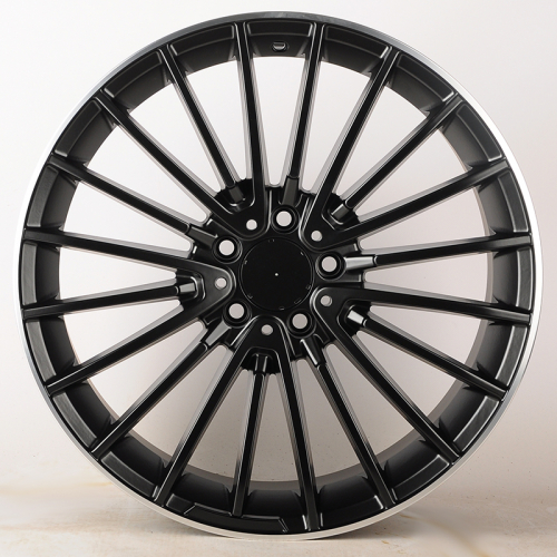 KoKo Kuture 0235 9.5x19/5x112 D66.6 ET43 Black Matt with Lip Polish (задняя ось)