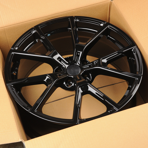 Powcan BK5601 8.0x19/5x112 D66.6 ET30 Gloss Black (передняя ось)
