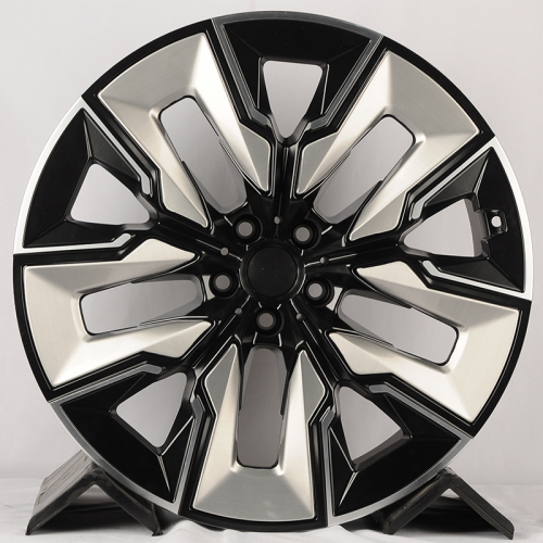 HMD 1325 10.5x21/5x112 D66.6 ET44 Matt Black Polish With Insert (задняя ось)