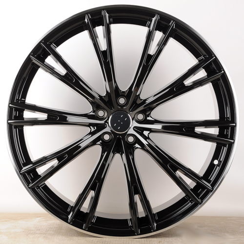 Koko Kuture 1111 8.5x19/5x112 D66.5 ET42 Gloss Black Polished Lip