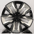 HMD 1325 10.5x21/5x112 D66.6 ET44 Matt Black Polish With Insert (задняя ось) HMD 1325 10.5x21/5x112 D66.6 ET44 Matt Black Polish With Insert (задняя ось)