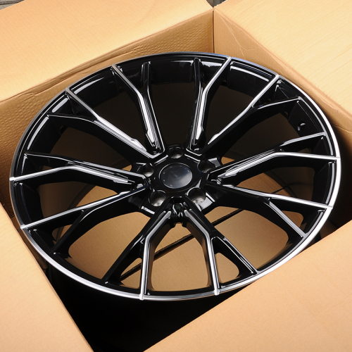 KoKo Kuture 0220 8.5x20/5x112 D66.6 ET26 Black Machined Lip+Milling Window (передняя ось)