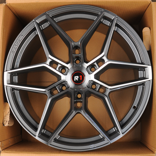 Rayone DX207 9.5x20/6x139.7 D106.1 ET20 Matt Grey with Milled Polish