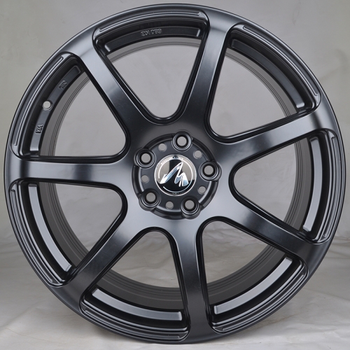 Makstton MST FEEL 710 8.5x19/5x112 D66.6 ET38 Matte Black with Stickers