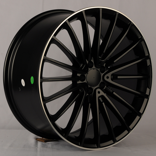 KoKo Kuture 0235 10.0x21/5x112 D66.6 ET46 Satin Black Machined Lip (в круг)