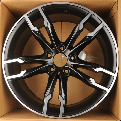 Powcan BK5255 8.5x19/5x120 D72.6 ET35 Half Matt Black With Machined Face