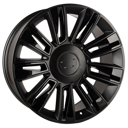 Luistone L1337 9.0x22/6x139.7 D78.1 ET31 Black Matt Wheel-Gloss Black Decoration Strip