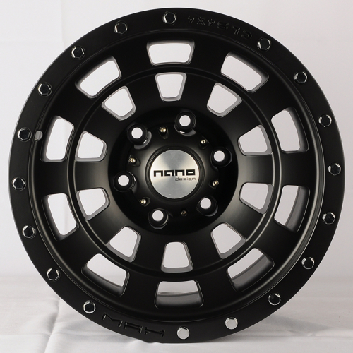 Powcan BK5186 8.5x16/6x139.7 D110 ET-15 Matte Black