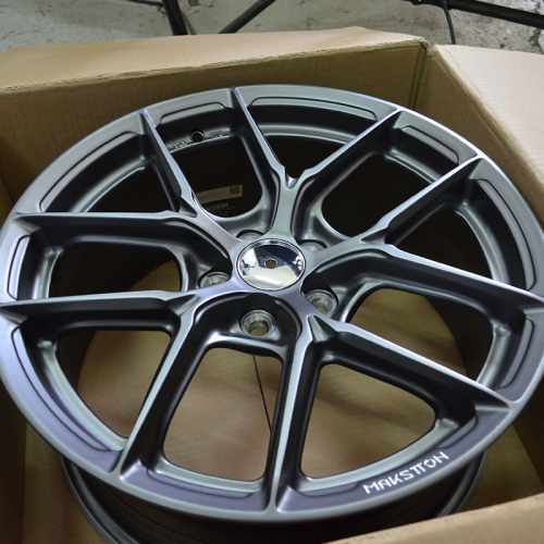 Makstton MST 712 8.0x18/5x112 D66.6 ET35 Matte Graphite Gray with Milling