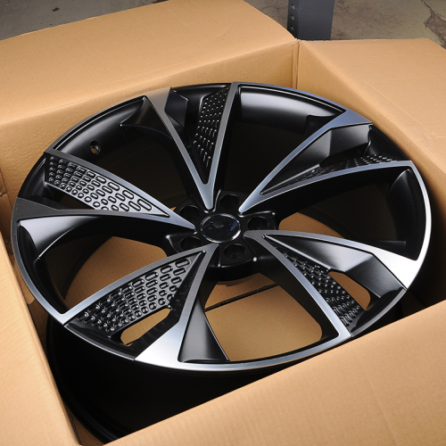 Koko Kuture 5456 9.5x22/5x112 D66.6 ET20 Matte Black with Machined Face