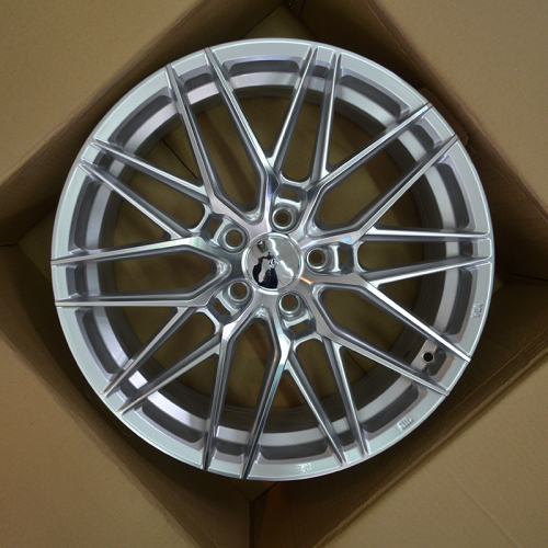 Makstton MST FASTER GT 715 8.5x19/5x114.3 D67.1 ET38 Silver Machine Face 