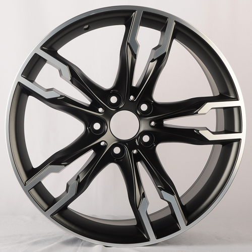 Powcan BK5255 8.5x19/5x120 D72.6 ET35 Half Matt Black With Machined Face