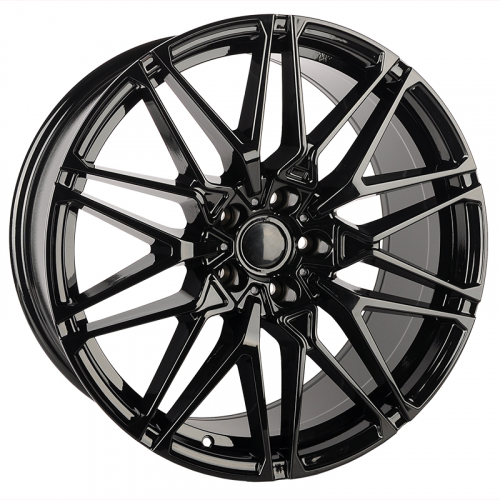 Powcan BK5771 10.0x20/5x112 D66.6 ET37 Gloss Black (передняя ось)