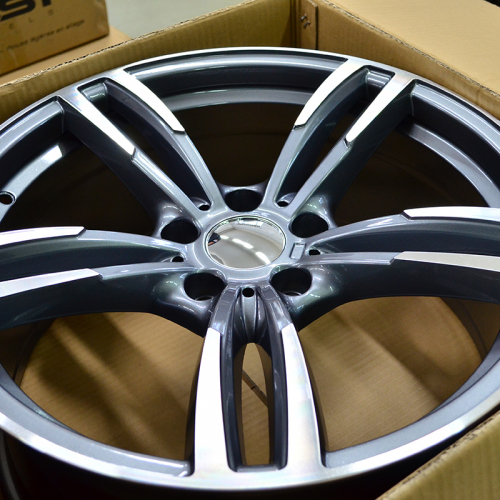 Powcan BK855 8.5x18/5x120 D72.56 ET30 Gun Polish