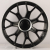 Powcan Y1188 8.5x20/5x112 D66.6 ET35 Black Matt with Lip Polish (передняя ось)