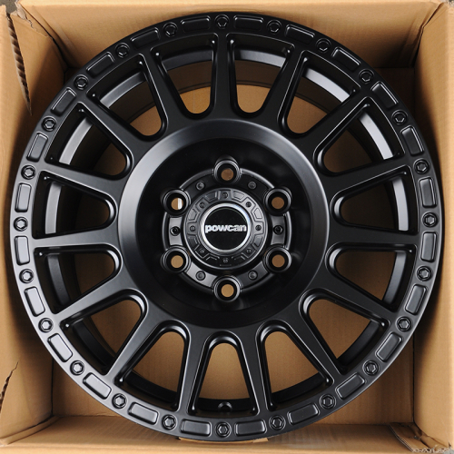 Powcan BK5877 8.0x17/6x139.7 D106.1 ET10 Black Matt