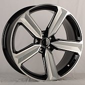Диски 5400 KoKo Kuture 5400 9.0x21/5x112 D66.5 ET30 Gloss Black Machined Face+Milling Window