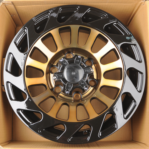 Makstton N40-007 8.0x16/6x139.7 D106.1 ET0 Black BottomBronze Machine Face
