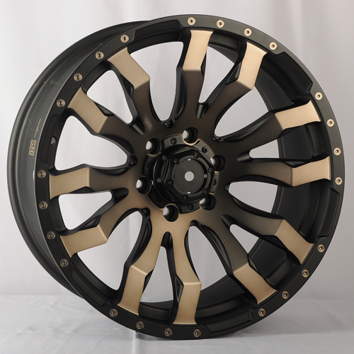Koko Kuture 0215 9.0x20/6x139.7 D106 ET10 Satin Black Machined With Dark Tinted Clear