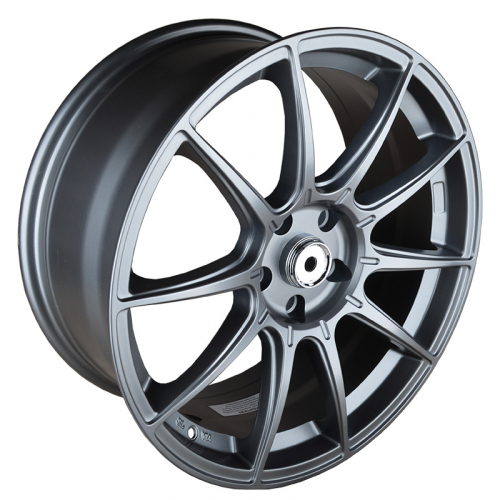 Makstton BUSHIDO 8.5x19/5x114.3 D67.1 ET35 Matte Gunmetal with Stickers