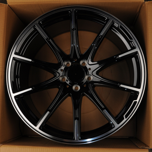 KoKo Kuture 1117 8.5x20/5x112 D66.6 ET35 Gloss Black with Lip Polish (передняя ось)