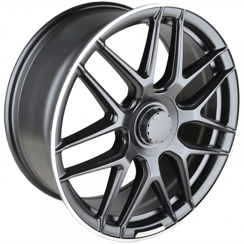 Ivision Wheel NW762B 8.5x20/5x112 D66.6 ET38 Satin Black / Machined Lip (в круг)