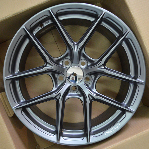 Makstton MST 712 8.0x18/5x112 D66.6 ET35 Matte Graphite Gray with Milling