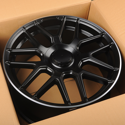 Zumbo Wheels MB77 10x21/5x112 D66.6 ET30 Black Matt With Lip Polish (в круг)