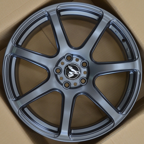 Makstton MST FEEL 710 8.5x19/5x112 D66.6 ET38 Matte Graphite Gray with Stickers