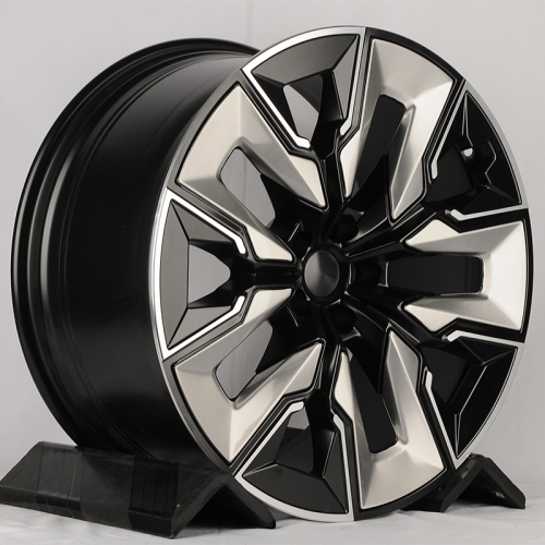 HMD 1325 10.5x21/5x112 D66.6 ET44 Matt Black Polish With Insert (задняя ось)