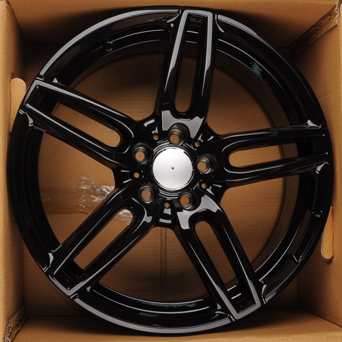 Powcan BK5434 8.0x19/5x112 D66.6 ET33 Black (в круг)