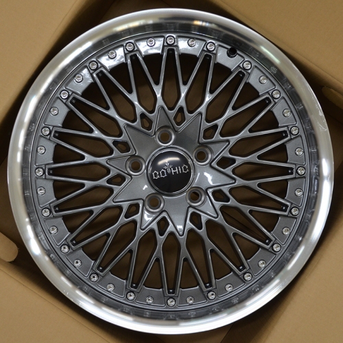 Makstton GOTHIC 002 8.5x19/5x120 D72.6 ET35 Stungten Steel Black Polish Lip