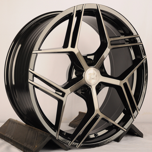 Tisli Blade 8.5x20/5x112 D66.6 ET25 Gloss Black Brush With Dark Tint (передняя ось)