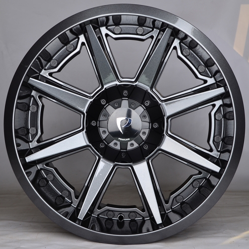 Powcan BK819 9.0x18/12x135/139.7 D106.1 ET20 Perl Black
