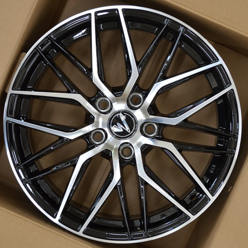 Makstton MST FASTER 704 7.5x17/5x100 D73.1 ET40 Black Machine Face