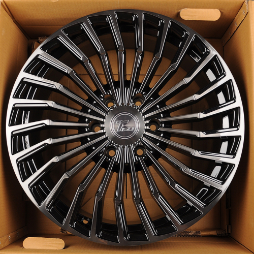 Tisli Spark B 9.0x20/6x139.7 D106.1 ET20 Black Machined Black Coat