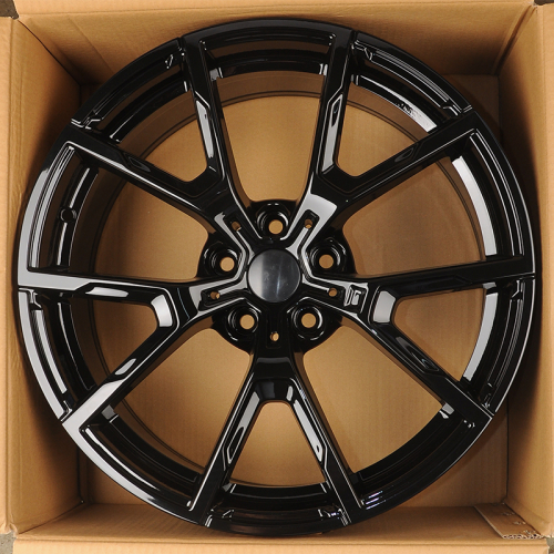 Powcan BK5601 9.0x19/5x112 D66.6 ET42 Gloss Black (задняя ось)