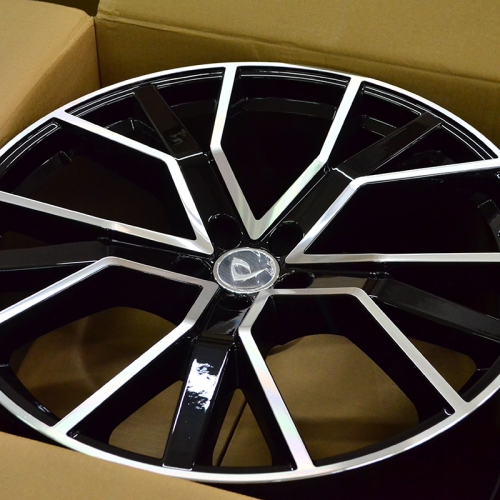 Powcan BK5131 9.5x22/5x112 D66.6 ET28 Black Machined