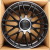 Powcan Y0207 9.5x22/5x112 D66.6 ET45 Matte black machined lip (передняя ось)