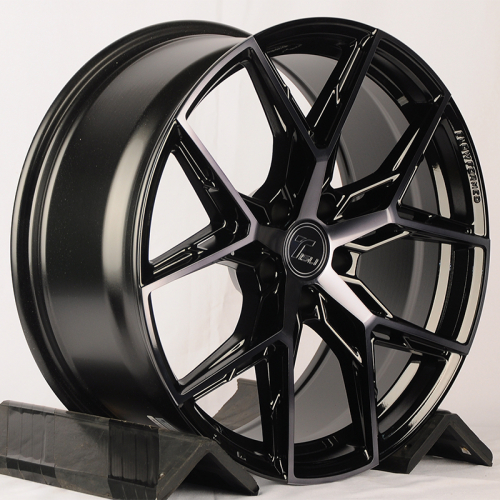 Tisli Hyperion H 8.5x19/5x112 D66.6 ET35 Black Face Machined With Black Coat