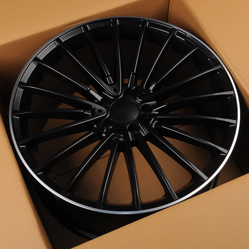 KoKo Kuture 0235 10.0x21/5x112 D66.6 ET46 Satin Black Machined Lip (в круг)