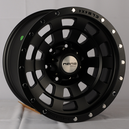 Powcan BK5186 8.5x16/6x139.7 D110 ET-15 Matte Black