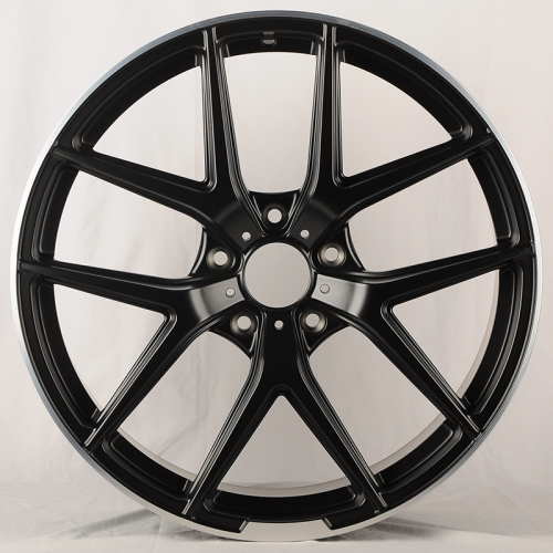 Luistone L1443 10.0x21/5x130 D84.1 ET50 Black Matt with Lip Polish (в круг)