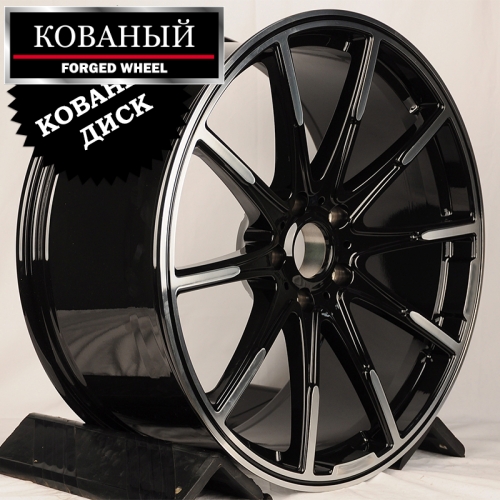 Anzoo ALC485 8.5x20/5x112 D66.5 ET36 Glossy Black MachineFace (передняя ось)