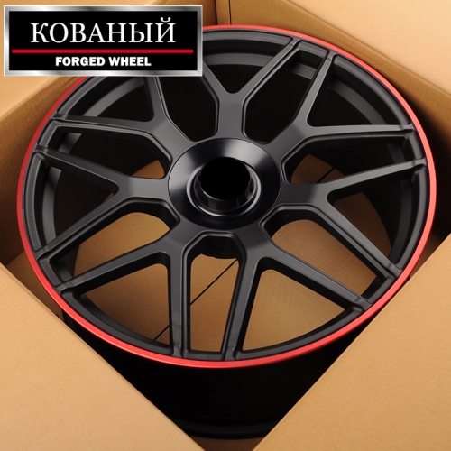 IWheel CR02009 10.0x22/5x130 D84.1 ET33 Matte Black Red Lip (в круг)